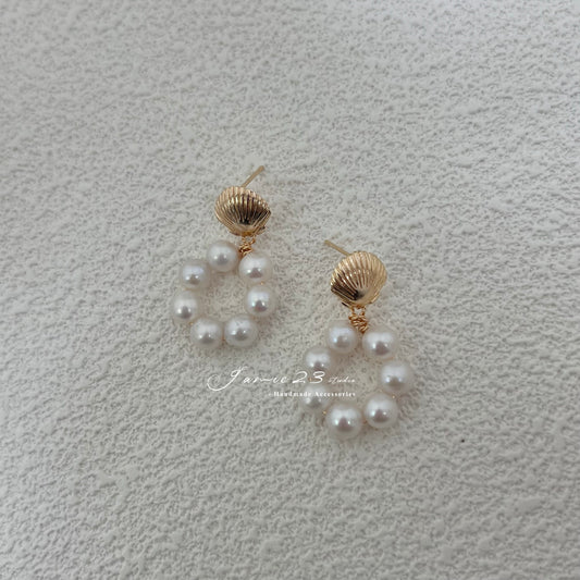 Seaside Journal Pearl Earrings