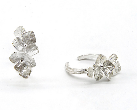 Hydrangea Adjustable Flower Ring