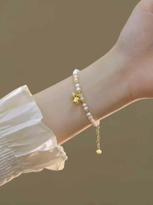 Lily of the Valley Freshwater Pearl Bracelet