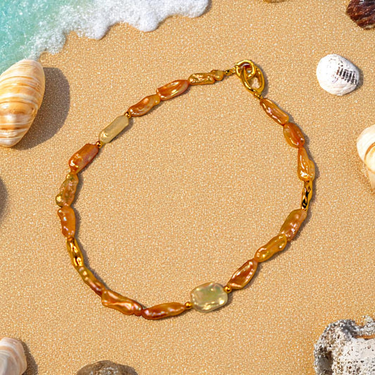 Aurora Baroque Pearl Necklace
