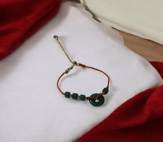 Fortune’s Embrace Jade Bracelet